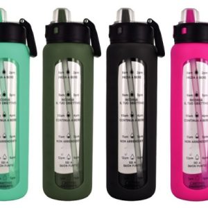 ACTIVE 7 DAYS Borraccia Motivazionale in Vetro 1000 Ml.